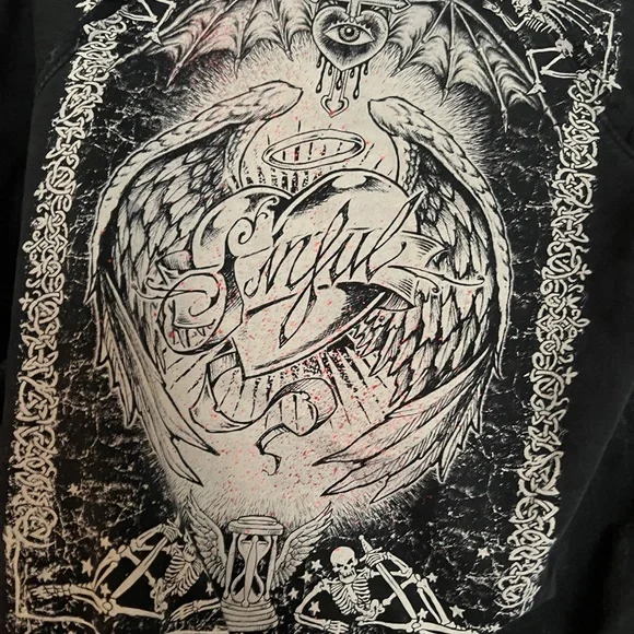 Black Sinful hoodie size medium - Picture 3 of 5